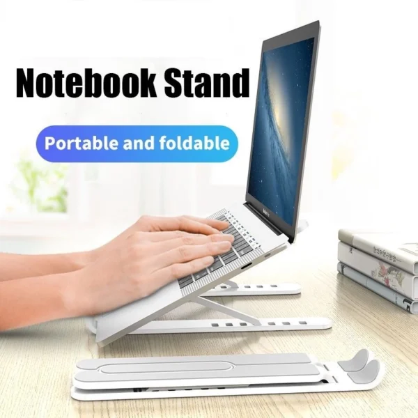 Portable Laptop Stand Foldable Adjustable Support Base Non slip Notebook Holder Healthy Posture