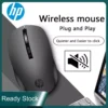 HP S1000 Silent Wireless Mouse 1600dpi Ergonomic 2 4G USB Optical Portable Mini Mouse for PC Computer Laptop Mice