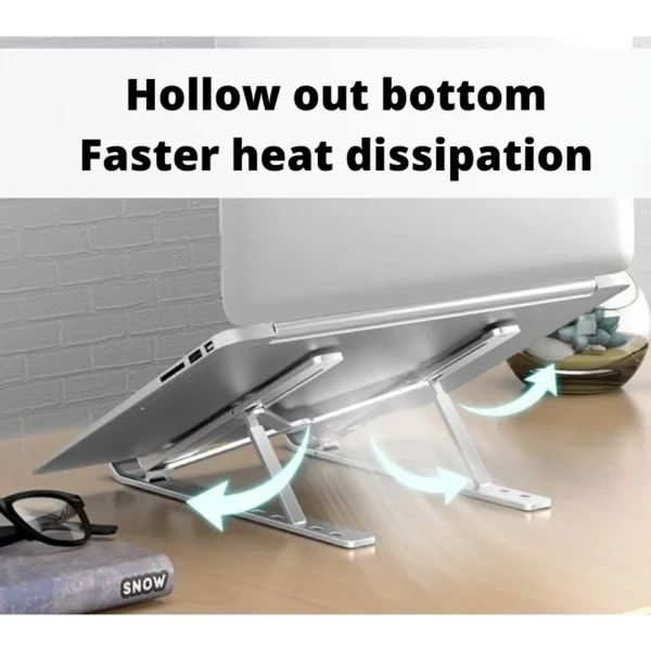 Laptop Stand Portable Platform Foldable Stand Adjustable Height Laptop Holder