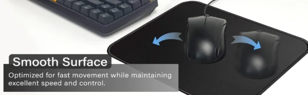 cn-11134208-7r98o-lxgozjk6ye5f83.webp Black Mouse Pad Safe Soft Dirt Resistant Durable for Office Laptop Non Slip Washable