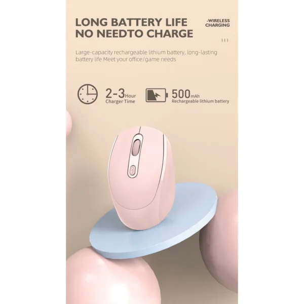 Morzzor M107 wireless mouse Bluetooth dual mode rechargeable mouse mute gaming office notebook mouse