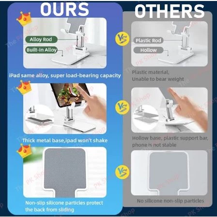 HIGH QualityUniversal Desktop Phone Holder Stand Mount Support Tablet Cell Phone Adjustable