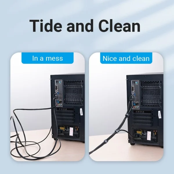 Cable Tie Organizer Velcro Self Adhesive Tie