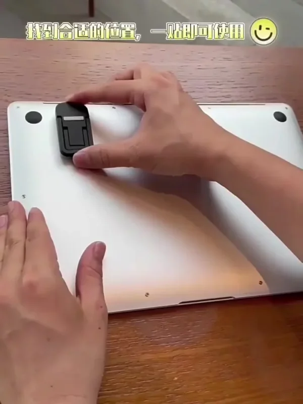 Laptop Stand 2PCS Mini Foldable Portable Computer Riser 2 Adjustable Angle Notebook Stand Keyboard Lift for Desk