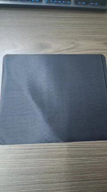 Standard Black Mouse Pad 21x17cm Lightweight Basic Cloth Surface for Office Home Use MOEE GIFTIDEAL