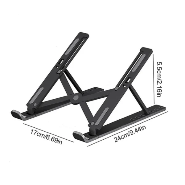 Laptop Holder Stand Adjustable Foldable Portable for Notebook Computer Bracket Lifting Cooling Holder Non slip