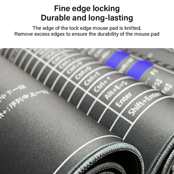 my-11134207-7r98u-lr5o0w4amp6f35.webp Large Mousepad Keyboard Mat Anti slip Suede Smooth Mouse Pad Mat Non Slip Rubber Base