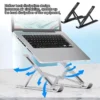 Laptop Holder Stand Adjustable Foldable Portable for Notebook Computer Bracket Lifting Cooling Holder Non slip