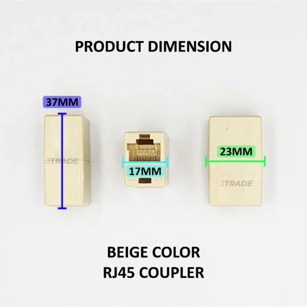 LAN Network Straight Coupler Extender Joint Converter Plug Adapter
