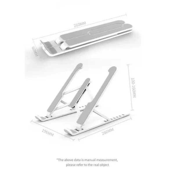 my-11134207-7rasc-mb9dcr6ki4mu81.webp Adjustable Aluminium Alloy Laptop Stand Foldable Notebook Holder with Free Storage Bag for Typing Cooling