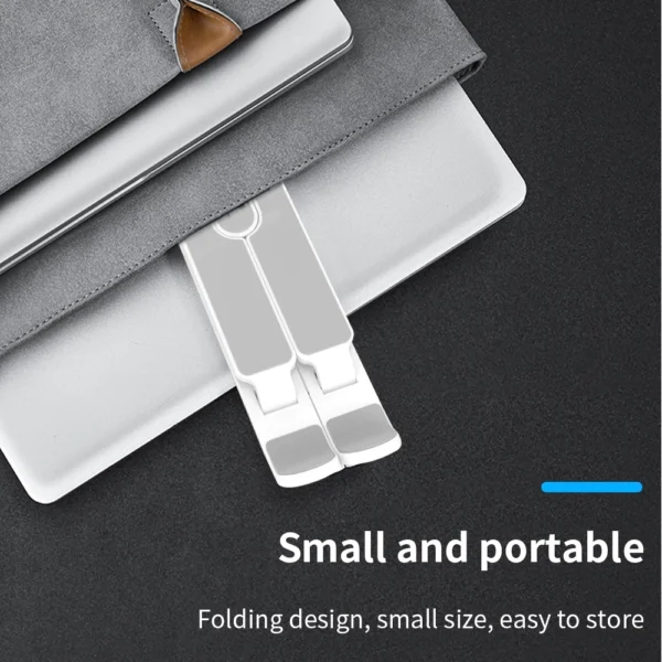 my-11134207-7rasd-mb9d7en89cbu4a.webp Adjustable Aluminium Alloy Laptop Stand Foldable Notebook Holder with Free Storage Bag for Typing Cooling