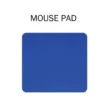 PREMIUM BLACK BLUE COLOR Optical Mouse Pad Mat Black for Laptop PC