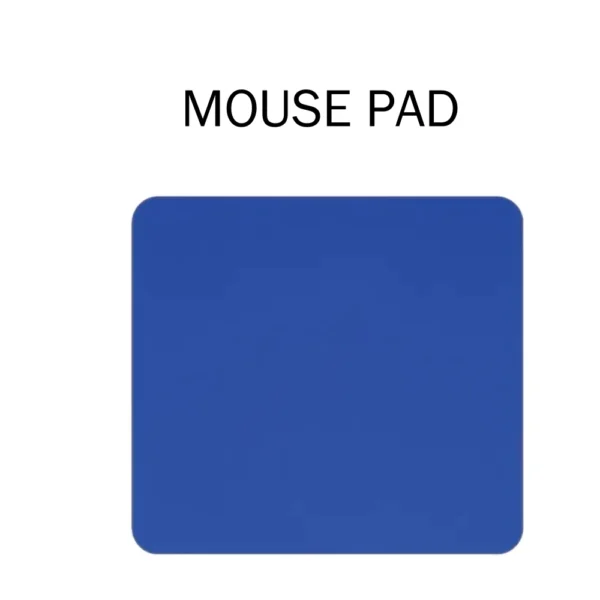 PREMIUM BLACK BLUE COLOR Optical Mouse Pad Mat Black for Laptop PC