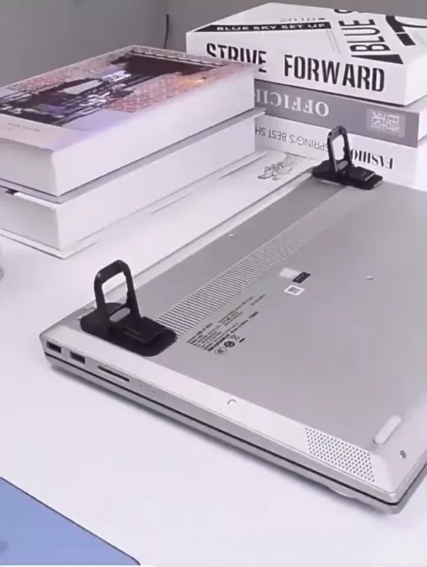 Laptop Stand 2PCS Mini Foldable Portable Computer Stand 2 Adjustable Angle Laptop Stand Keyboard Lifting Table