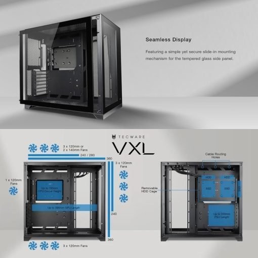 Tecware VXL Dual Chamber ATX Case