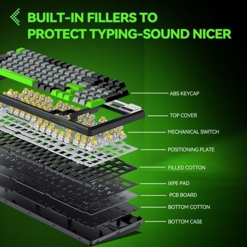 VV.Hunter V98 Gasket Mount Mechanical Gaming Keyboard